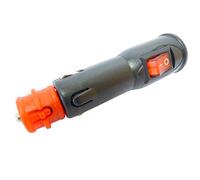 Prise allume-cigare 12/24v 8a - double embout plus interrupteur