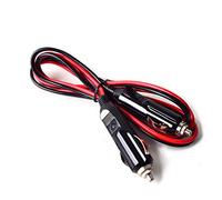 Prise Allume-Cigare Automatique mâle à Voiture Robuste câble d'extension Chargeur Chargeur Allume-Cigare 15A Protection par fusible sur fiches Cordon de Chargeur de Batterie 16 AWG Fil de 5FT / 1.5M
