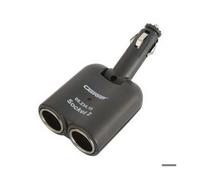 Prise allume-cigare - CARPOINT - Double - 5Ah - 12 V - Noir