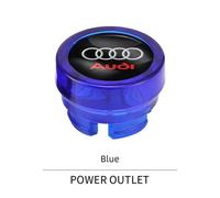 Prise Allume-Cigare De Voiture, Housse Étanche, Étui De Protection Pour Audi A1 A3 A4 A5 A7 A8 Q3 Q5 Q7 S3 S4 S5 S6 S7, Accessoires-Pour Audi-Bleu