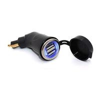 Prise allume-cigare TOTMOX 12V pour prise allume-cigare pour voiture double prise USB pour adaptateur d'alimentation