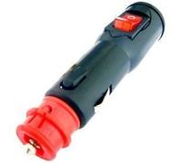 Prise Allume-Cigare - Universel - 12/24V - 8A - Interrupteur lumineux - Double embout