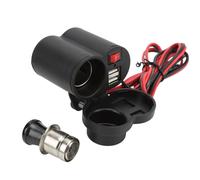 Prise allume-cigarette pour moto, double prise de chargement USB pour moto, chargeur d'adaptateur électrique pour moto, chargeur de téléphone pour moto, double chargeur USB pour moto, chargeur pour gu