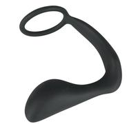 Prise anale en silicone sex toys anal butt gode avec anneau phallique...