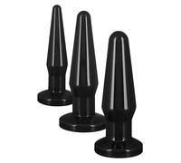 Prise anale kit dilatateur doux mini maxi faxi jeu gode lisse butte noir