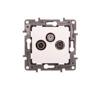 Prise antenne NILOE RTV SAT passage 14 dB blanc 764564