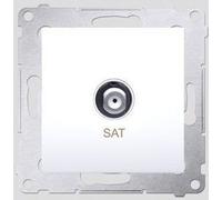 Prise antenne SAT - Kontakt-simon - DASF1.01/11 - Blanc - Prêt à poser - Unique