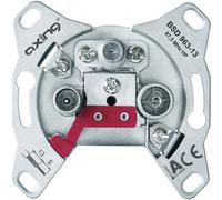 Prise antenne TV, FM, Data Axing BSD 963-10N encastré Prise de passage