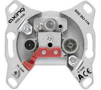 Prise antenne TV, FM, Data Axing BSD 963-11N encastré Prise terminale