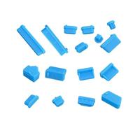 Prise anti-poussière USB C : bouchon anti-poussière en silicone, protecteur d'interface d'ordinateur portable, 16 pièces, port informatique anti-poussière, bouchons anti-poussière USB RJ45 Audio C