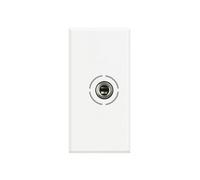Prise Audio - 1 Connecteur Jack 3,5 mm - Blanc BTICINO SPA