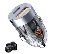 Prise Automatique Encastrée - Entrée 12-24 V, Conception Invisible, Charge Rapide, Puce Intelligente 5 A Haute Vitesse | Smartphone Mobile Électronique Navigation Radar Conduite Trajet Quotidien FA