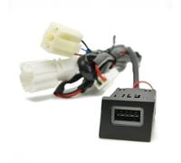 Prise auxiliaire USB pour Voiture, pour Port USB de Console Centrale, pour VW, pour T6, pour QC30 Adaptateur d'interface pour Prise Mobile
