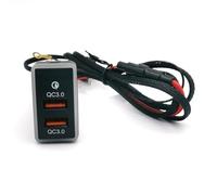 Prise auxiliaire USB pour Voiture, pour Port USB, pour Console Centrale, pour Civic, pour Odyssey et CR-V (2007-2013), pour Double Adaptateur pour Prise QC30