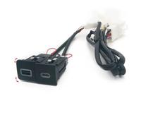Prise auxiliaire USB pour Voiture, pour Port USB, pour Console Centrale, pour VW, pour modèles 2006-2012, pour Double Sortie, pour Compatible QC30 PD Adaptateur Secteur USB-C