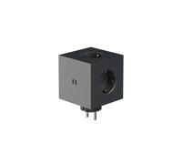 Avolt - Square 2 Socket Extender w/30W Dual USB-C Stockholm Black Avolt