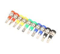 Prise Banane de Couleur Mixte, Jack 4.0mm pour Montage sur Panneau, Sondes de Test, Connecteur 5 * 3 * 2, 10 Pièces