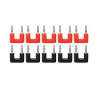 Prise Banane Double 4mm, Lot de 5 Sets, Connecteur Audio Professionnel Rouge et Noir - Installation Facile, Matériaux Durables, Usage Industriel et Audio