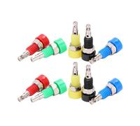 Prise banane femelle 10 pièces 2mm prise banane prise femelle adaptateur panneau Mini poste de liaison pour Instrument électronique