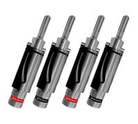 Prise banane - Norstone - BLS-500 - Cuivre plaqué argent - Lock'In system - Lot de 4