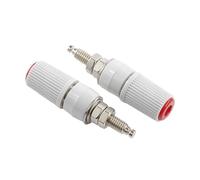 Prise banane Terminal M5, liaison Post-courant, amplificateur 30A, alimentation, prise de haut-parleur(Red,16PCS)