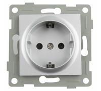 Prise - base encastrable en titane, idéale pour les installations modernes, avec plusieurs ports et design élégant