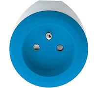 Prise BEWATT avec chargeur USB réversible (turquoise) - Watt and Co