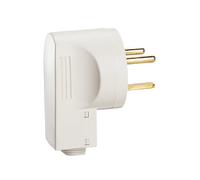LEGRAND | Fiche M 2P+T 32A Blanc, Sortie Latérale Par Embout, Avec Serre-Câbles Pour Câbles Ø6mm à Ø20mm, Éclips De Protection