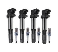 Prise Bobine Allumage Pour BMW 3 E46 5 E61 X3 E83 X5 E53 Z3 E36 Pour ALPINA B7 E65 2000-2006 Bobine D'allumage Avec Bougie 0221504100 0221504464