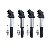 Prise Bobine Allumage Pour BMW 3 E46 E90 5 E60 X3 E83 F25 X5 E53 E70 Pour ALPINA B7 E65 0221504100 12131712223 4 Jeux De Bougies D'allumage Bobine