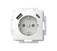 Prise BUSCH JAEGER SCHUKO USB C 20 EUCB2USBAC-914 (2CKA002011A6298)