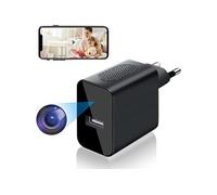 Prise Caméra Espion WiFi 1080P HD Détection Mouvement Vision Nocturne Sécurité Maison