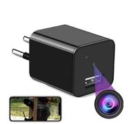 Prise Caméra Espion WiFi Full HD 1080P Vision Nocturne Détection Mouvement + SD 64Go YONIS