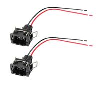 prise capteur voiture 2 Pièces Compatible avec VW Pour Transporter T4 Connecteur De Feu Antibrouillard 2 Broches Adaptateur Femelle Faisceau De Câbles Précâblé Prise De Câblage DRL 357972752