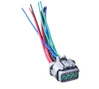 Prise capteur voiture 6185-1177 6185-5179 6188-5542 6188-0738 6185-1179 Compatible Avec Nissan Pour SYLPHY Pour Teana Pour X-TRAIL Connecteur De Faisceau De Phare De Voiture À 8 Broches(Grey female)