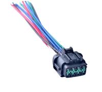Prise capteur voiture 6185-1177 6185-5179 6188-5542 6188-0738 6185-1179 Compatible Avec Nissan Pour SYLPHY Pour Teana Pour X-TRAIL Connecteur De Faisceau De Phare De Voiture À 8 Broches(Black female)