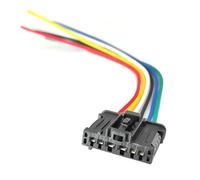 Prise capteur voiture Compatible avec DOKKER 2012-2021 1606248780 Connecteur de feu arrière à 6 broches pour câblage en queue de cochon