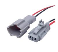 Prise capteur voiture Compatible Avec Hyundai Pour Elantra Connecteurs 2 Broches 7123-1424-40 Pour Feux De Jour Automatiques Femelle Et Mâle Faisceau De Câbles(2pcs Male Female)
