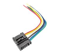 Prise capteur voiture Compatible avec Peugeot Pour 206 2009-2014 1606248780 Connecteur de feu arrière à 6 broches fiche queue de cochon précâblée