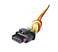 Prise capteur voiture Compatible avec Q2 GA 2017 4F0973704 Connecteur 4 broches pour capteur de débit d'air massique