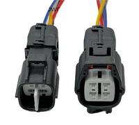 Prise capteur voiture Compatible Avec Suzuki 4 Broches Connecteurs De Câble Électrique Mâle Femelle Pour Prise D'oxygène De Pédale Arrière De Voiture TS 6188-0472 6189-0685(2pcs Male Female)