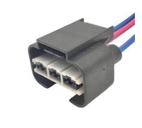 Prise capteur voiture Connecteur De Résistance De Ventilateur De Refroidissement À 3 Voies WRK4K-MA59 25385-1M000 Compatible Avec Kia Pour Sedona 2014-2018