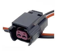 Prise capteur voiture Connecteurs Câble Électrique D'injecteur Carburant Automobile 2P Faisceau Câbles Femelle Étanche 6189 - 1152 06A973722