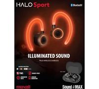 Prise casque Bluetooth MAXELL HALO SPORT, True Wireless, Bluetooth 5.0, noir