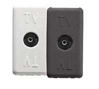 PRISE COAXIALE TV FEMELLE 'SYSTEM' Blanc