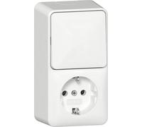 Prise Combinée Verticale Avec Embase De Montage - 417614