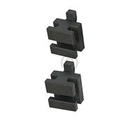 Prise compatible avec Siemens 00637444 Support en céramique arrière pour grille de maintien d'accessoires, four et micro-ondes 2 pièces