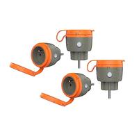 Prise Connectée Alexa extérieure IP44 Compatible avec Amazon Alexa et Google home, Smart life APP, 16A, Prise Étanche IP44,3680W - 4 Packs