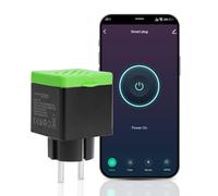 Prise connectée extérieure 16A IP44 WiFi prises connectées et intelligentes | Compatible Alexa et Google Home Minuterie extérieure avec Commande vocale compteur d'énergie