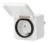 Nedis SmartLife Smart Stecker Zigbee 3.0 | IP44 | Leistungsmesser | 3680 W | Type F (CEE 7/7) | -10-40 °C |